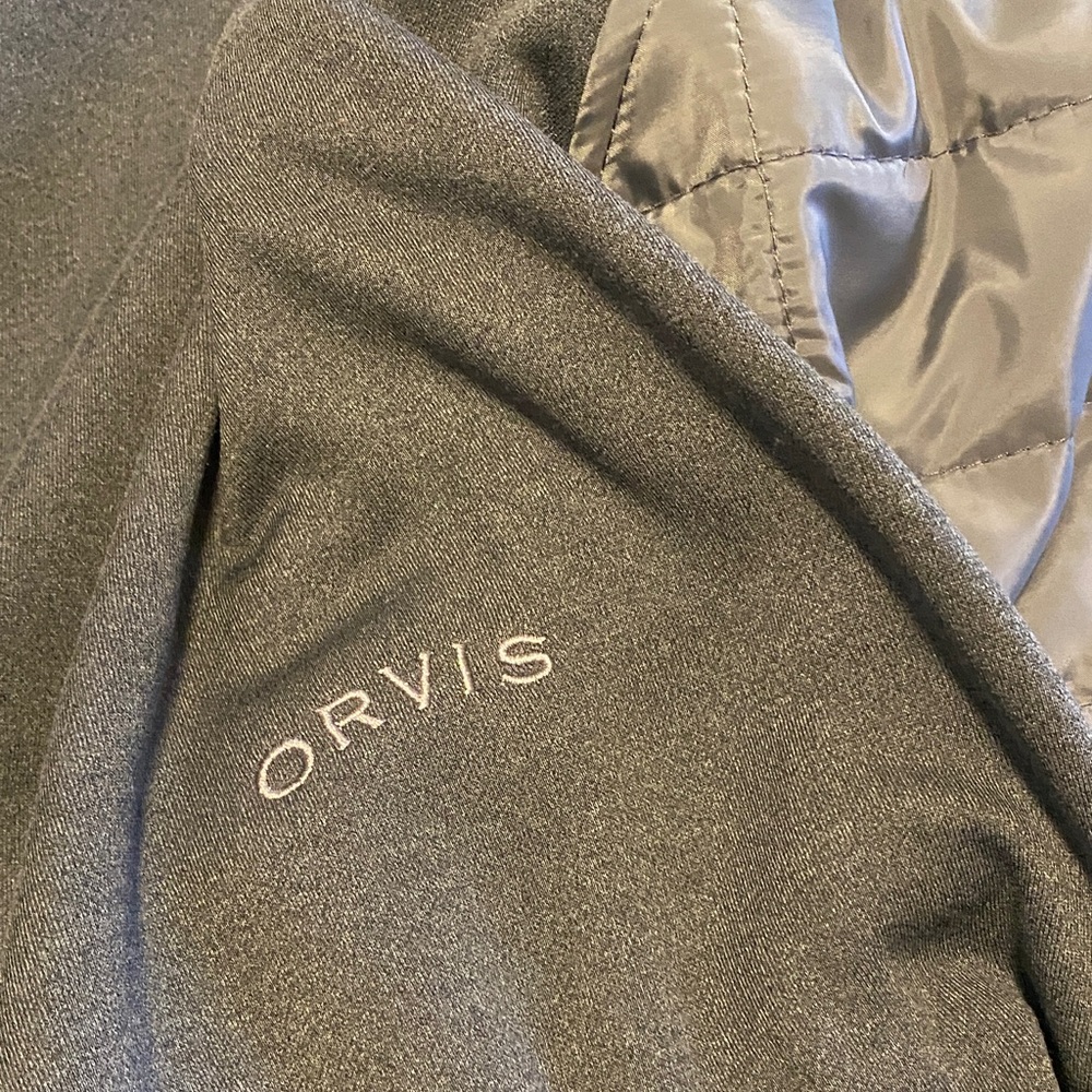 Orvis Men's Dark Gray Lightweight Jacket - Like New! Size L Large - Picture 6 of 6